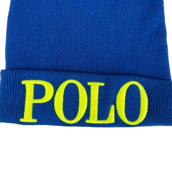 Ralph Lauren Polo Lamb’s Wool/Rabbit Hair/Cashmere Blend Beanie - Picture 2 of 4